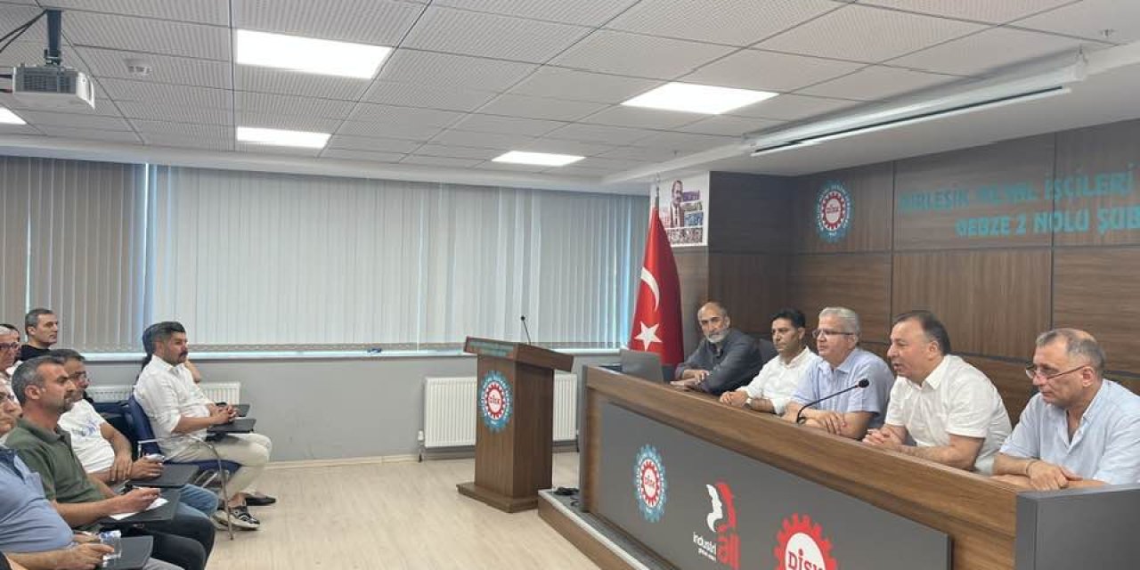 BİRLEŞİK METAL-İŞ GEBZE 2 NO’LU ŞUBESİ  Temsilciler Kurulu Toplantısı Gerçekleşti