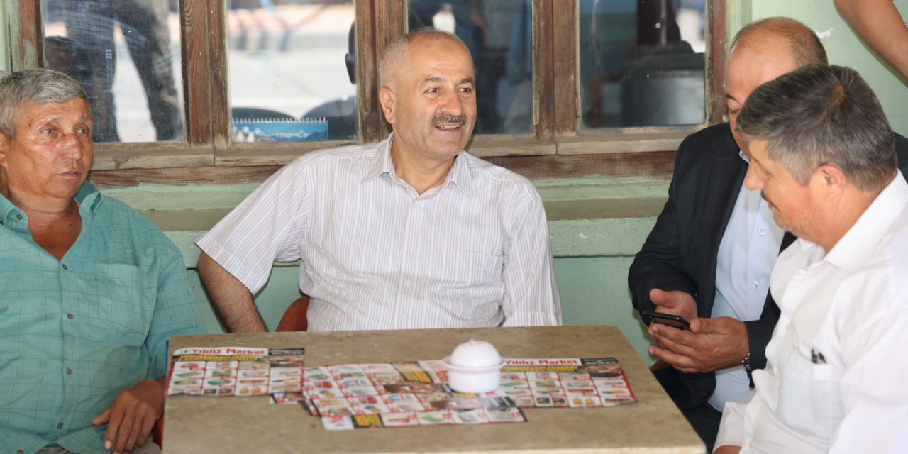 Büyükgöz Kargalı Sakinleriyle Çay Sohbeti