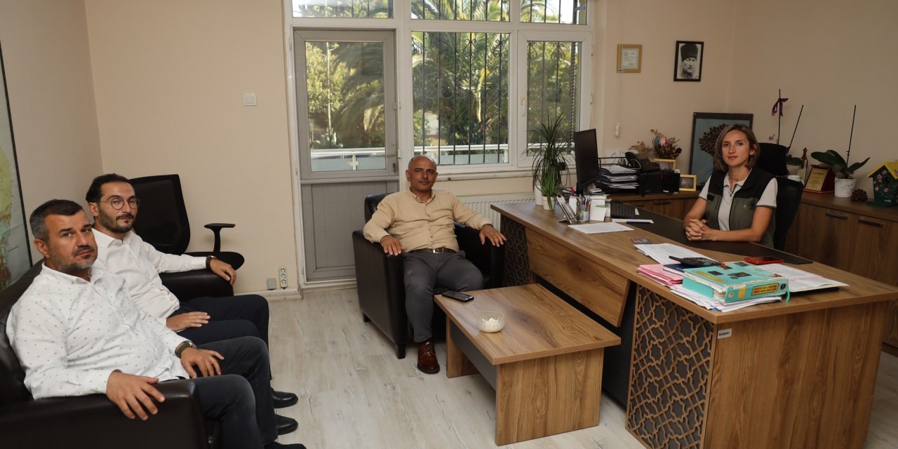 Orman yangınlarında görev alan personele ziyaret