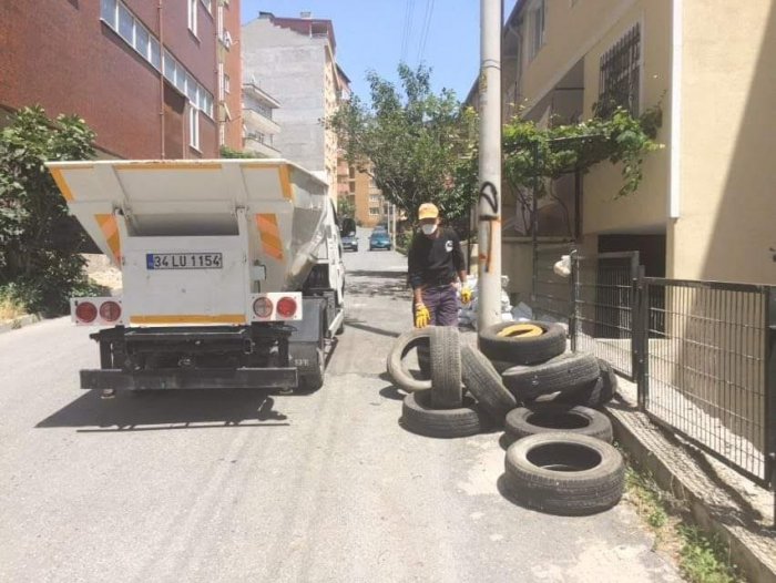 Atık lastikler geri dönüşüme