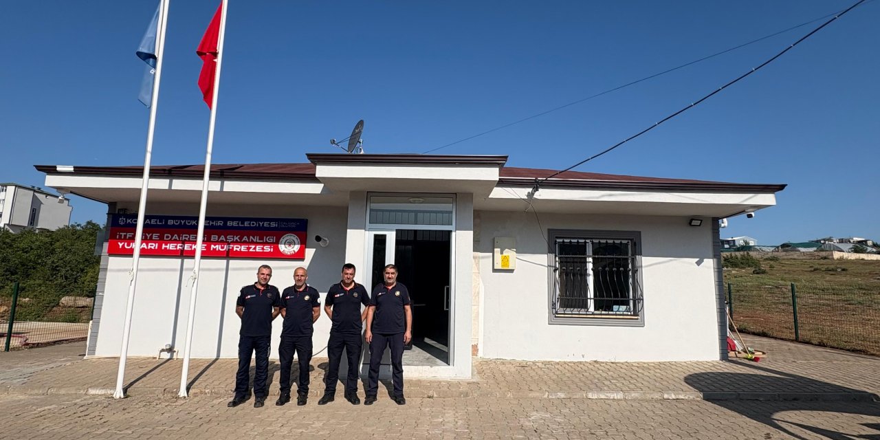 Yukarı Hereke itfaiye binası hizmete girdi