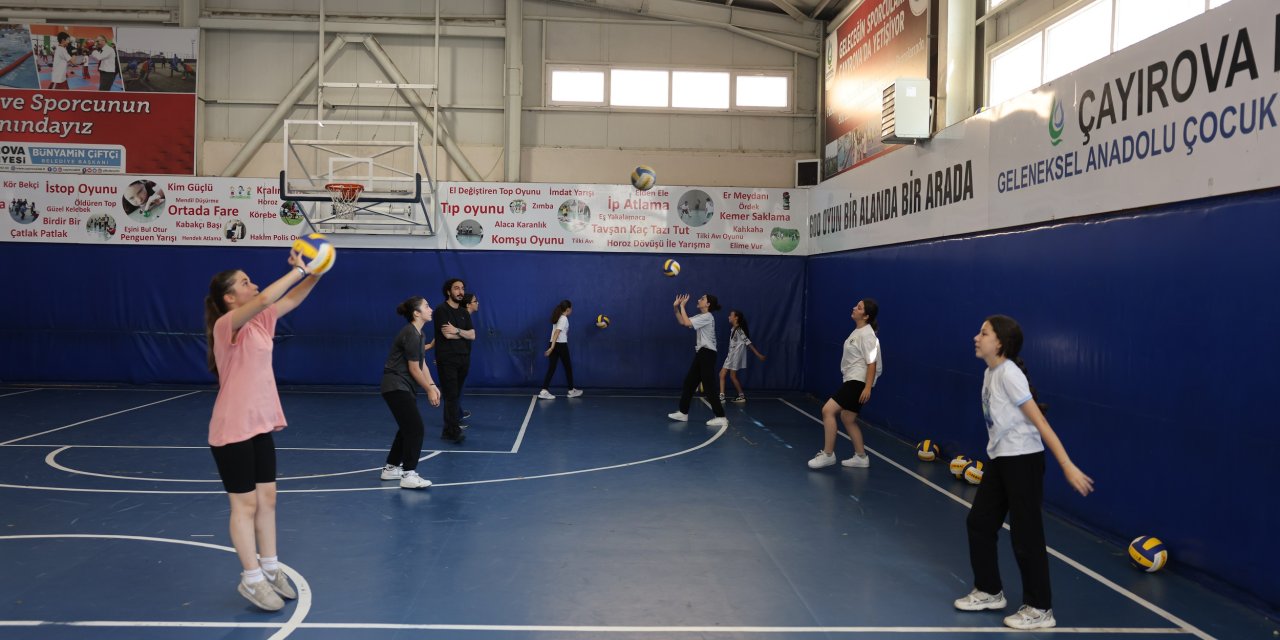 Yaz spor okullarında eğitim başladı