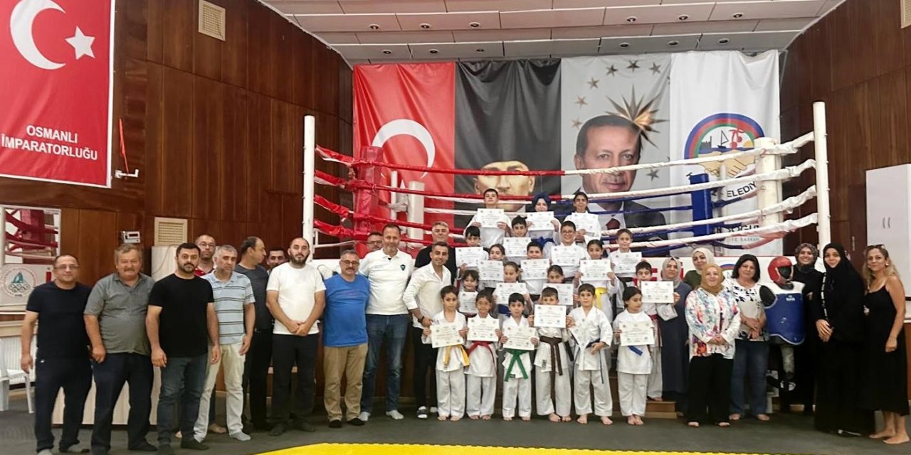 Körfez'de kuşak sınavı yapıldı