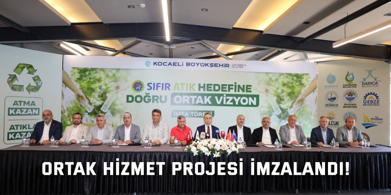 Ortak Hizmet Projesi İmzalandı!