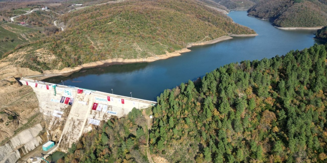 Yuvacık Barajında su seviyesi yüzde 57