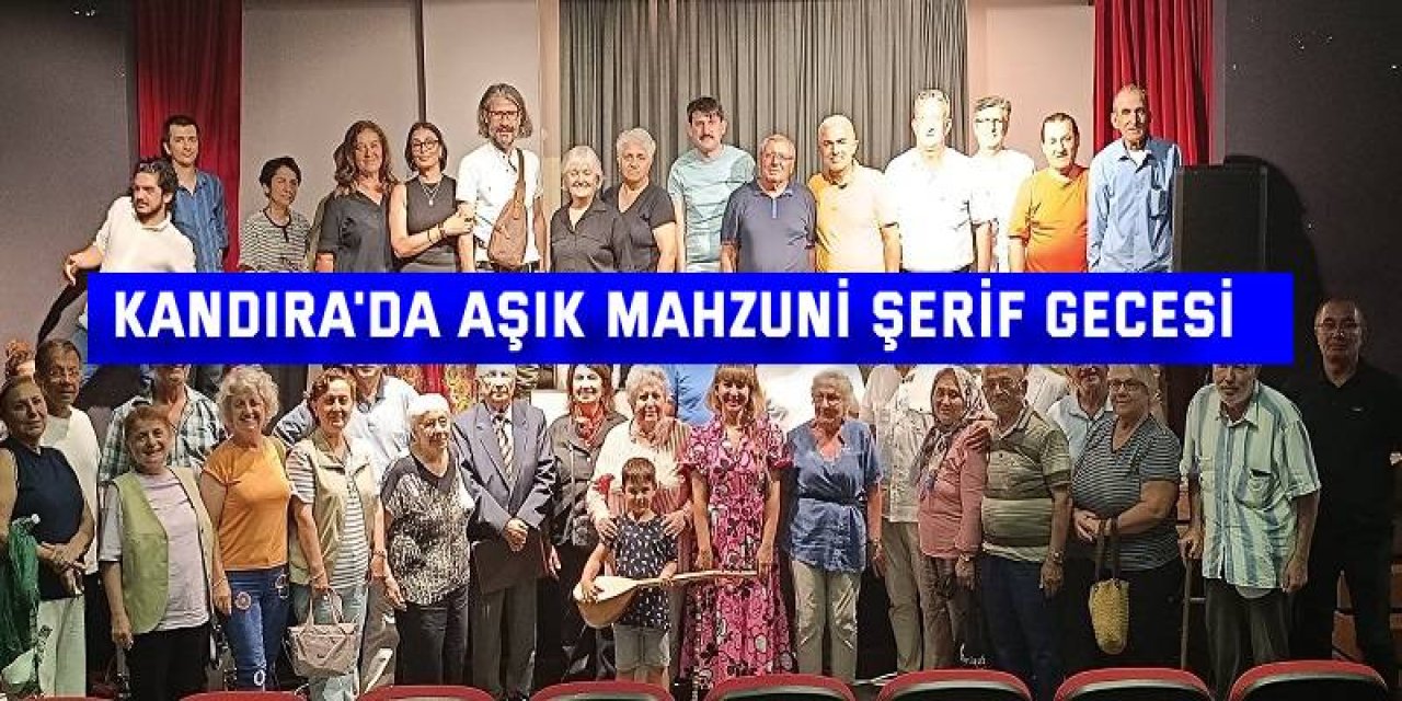Kandıra'da Aşık Mahzuni Şerif Gecesi
