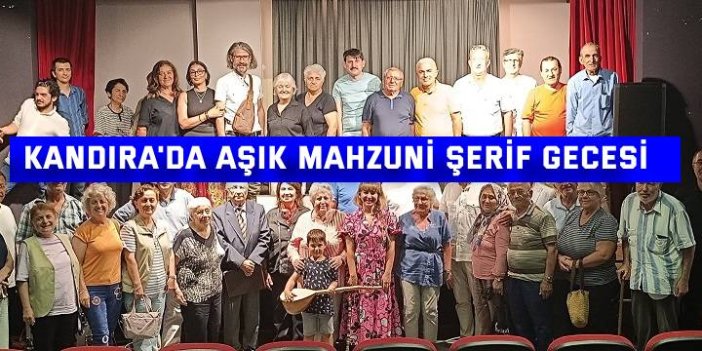 Kandıra'da Aşık Mahzuni Şerif Gecesi