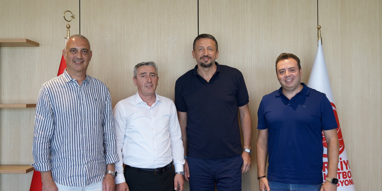 Çayırova Belediyesi Basketbol  heyetinden Türkoğlu’na ziyaret