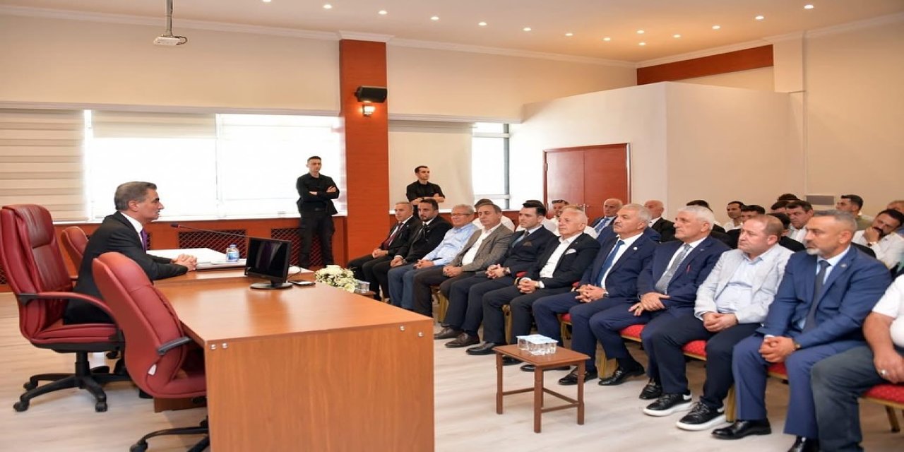GTO Heyetinden Gümüşhane Valisi Baruş'a Ziyaret