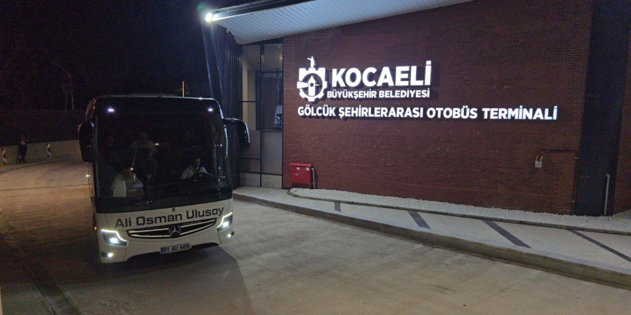 Gölcük Terminali'nde ilk sefer İzmir'e