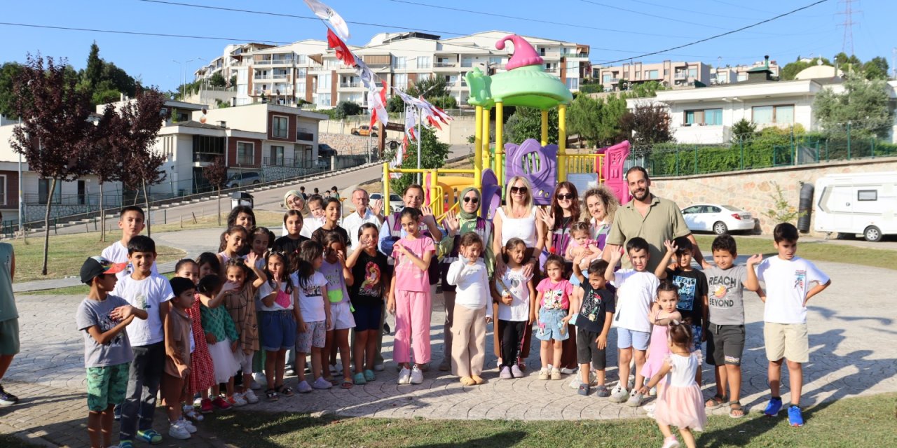Tüysüzler’de çocuklar eğlenceye doydu