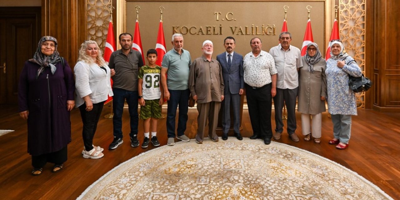 Vali İlhami Aktaş’ı ziyaret ettiler