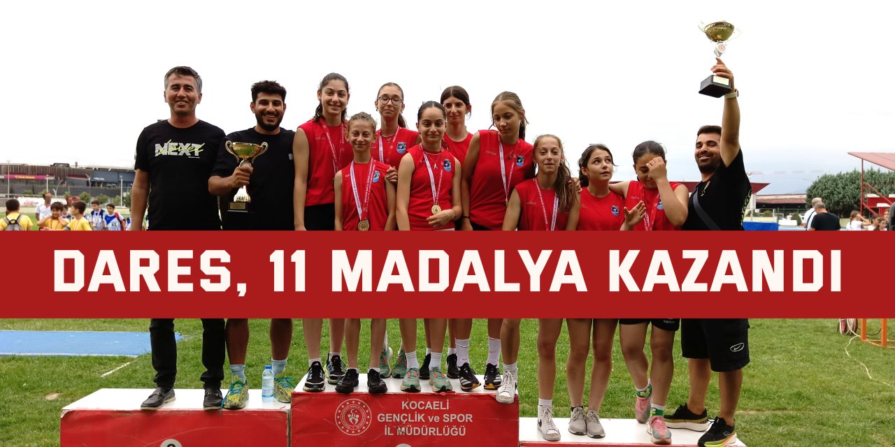DARES, 11 madalya kazandı
