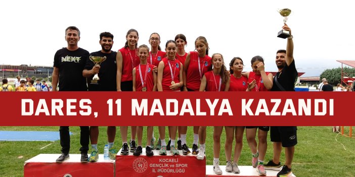 DARES, 11 madalya kazandı