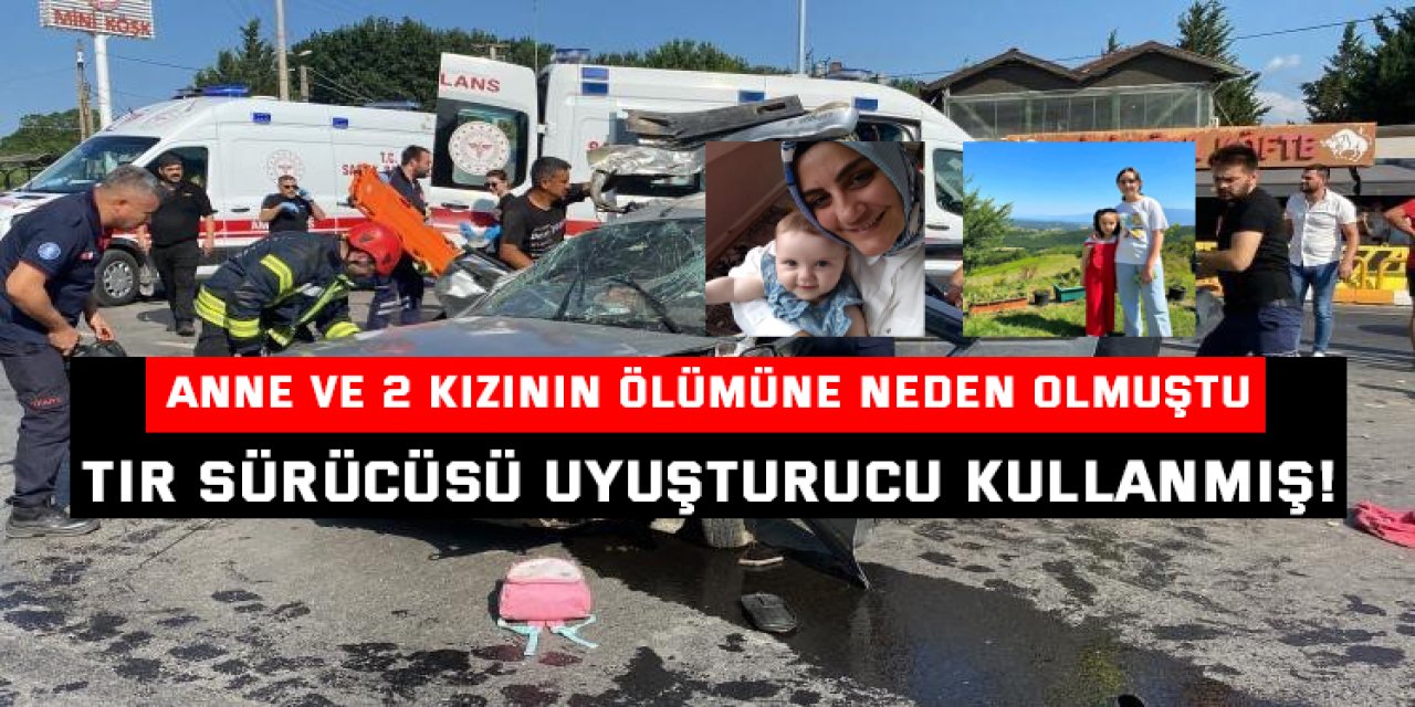 Tır sürücüsü uyuşturucu kullanmış!