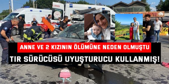 Tır sürücüsü uyuşturucu kullanmış!
