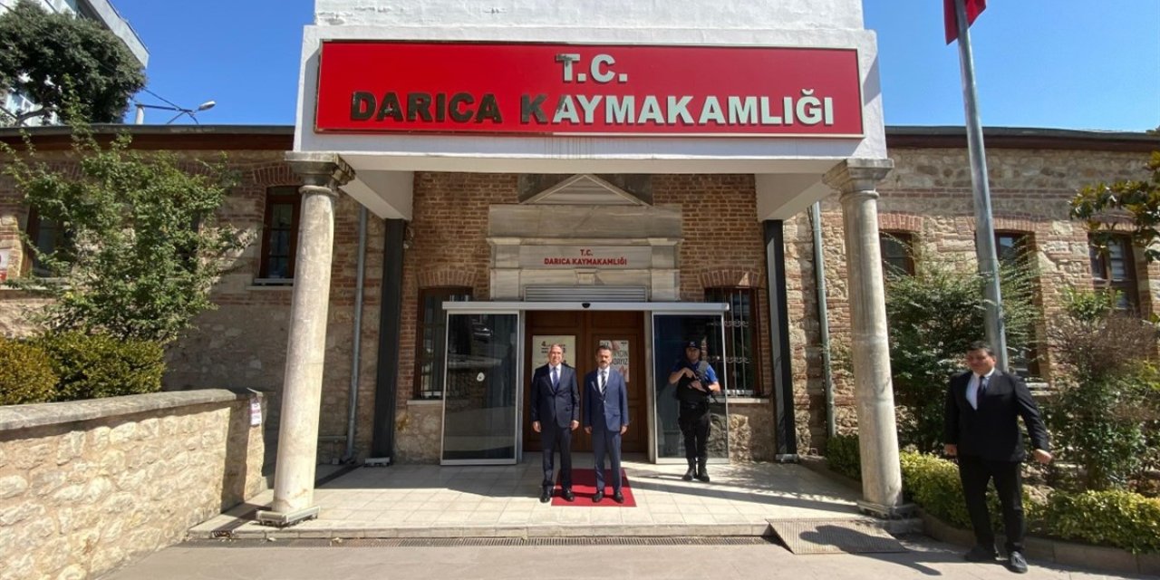Vali Aktaş’tan Darıca Kaymakamı  Dönmez’e Hayırlı Olsun Ziyareti