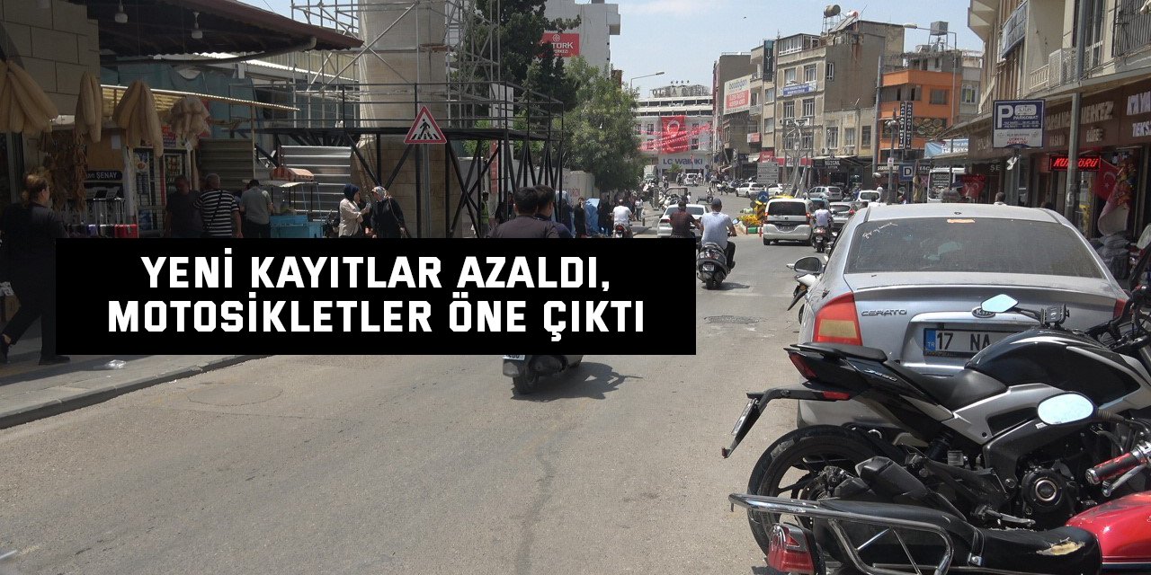 Yeni Kayıtlar Azaldı, Motosikletler Öne Çıktı