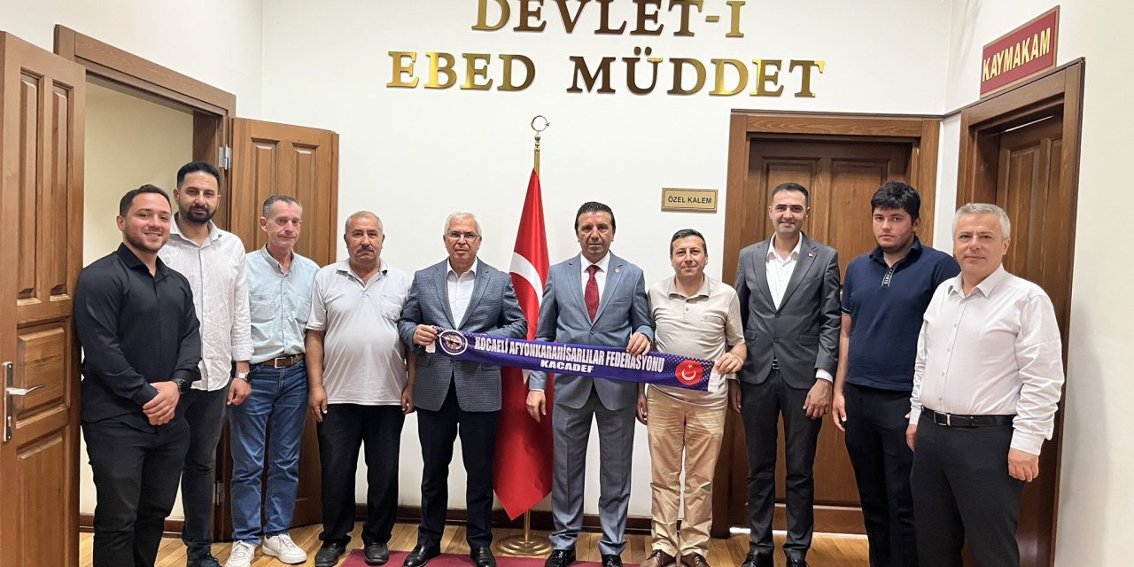 Kaymakam Dönmez'e "Hayırlı Olsun" Ziyaretix