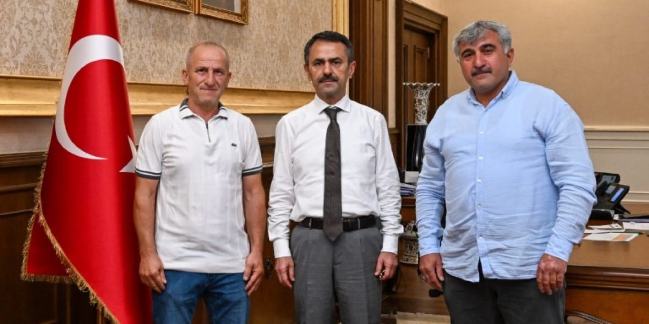 Vali Aktaş ile görüştüler