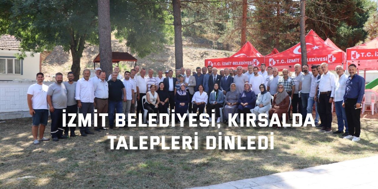 İzmit Belediyesi, kırsalda talepleri dinledi