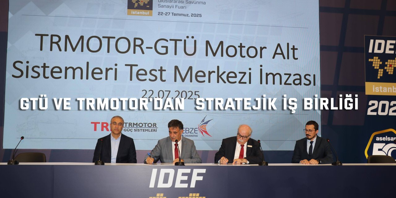 GTÜ ve TRMOTOR'dan  Stratejik İş Birliği