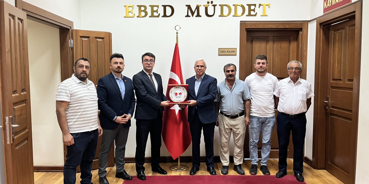 Kaymakam Dönmez'e "Hayırlı Olsun" Ziyareti
