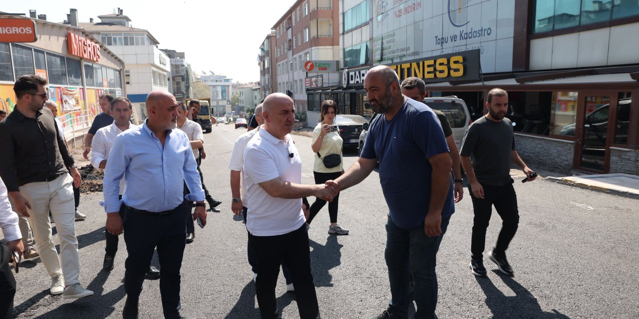 Prestijli Cadde projesini yerinde inceledi