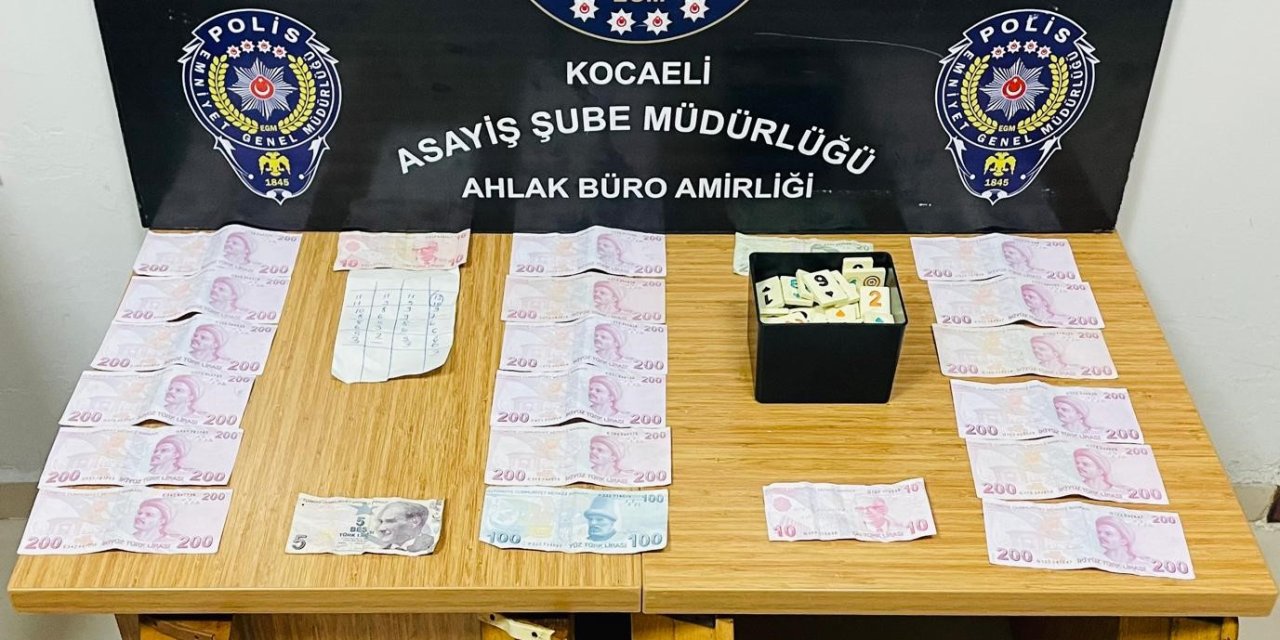 Gölcük'te Kumar Operasyonu