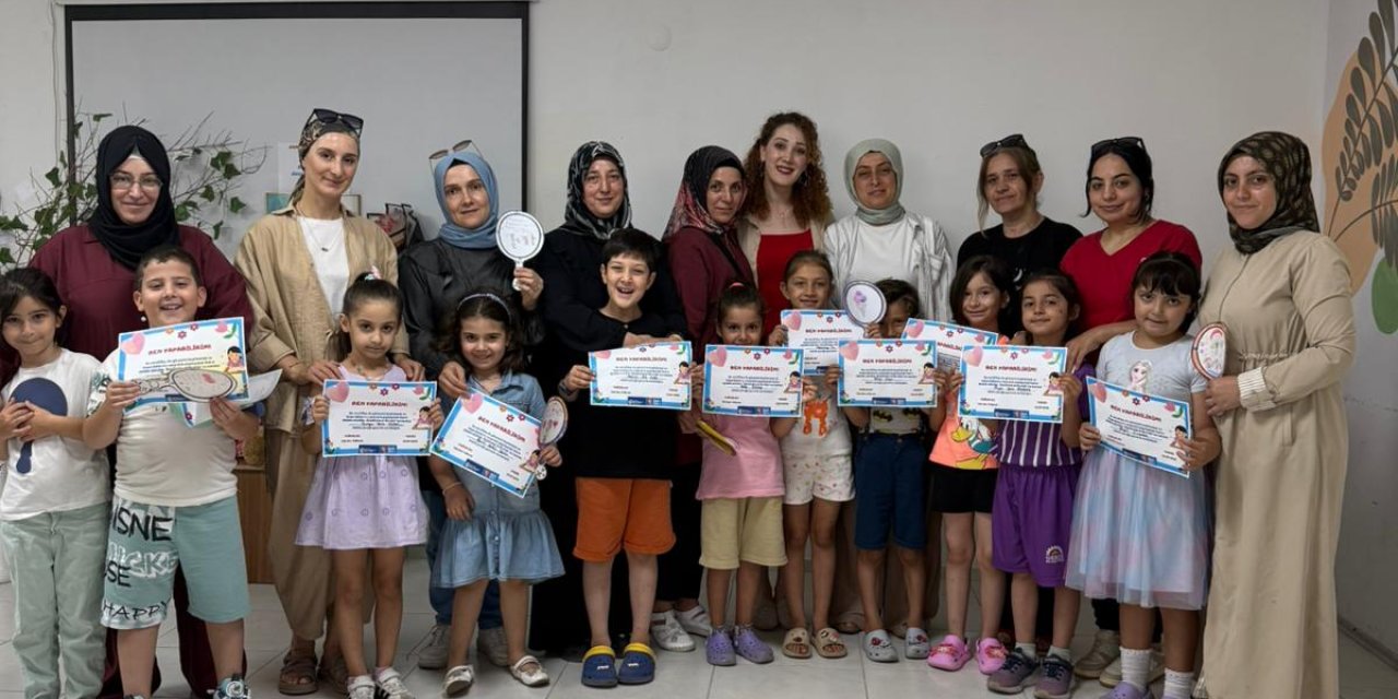 Atölyede çocuklara özgüven aşılanıyor