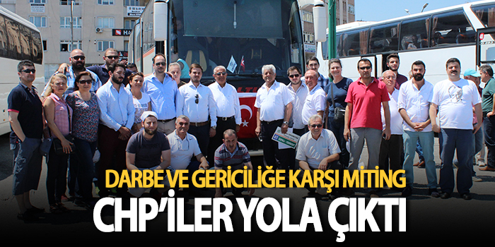 CHP’liler Taksim mitinginde…