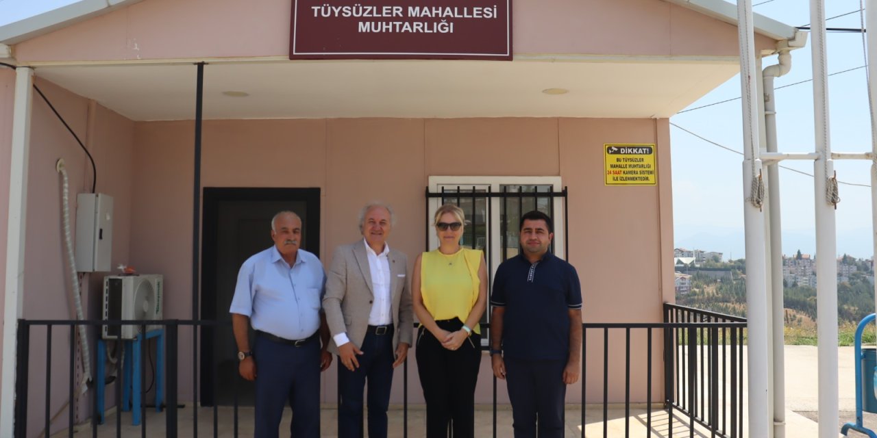 Mahalle muhtarlarına ziyaret