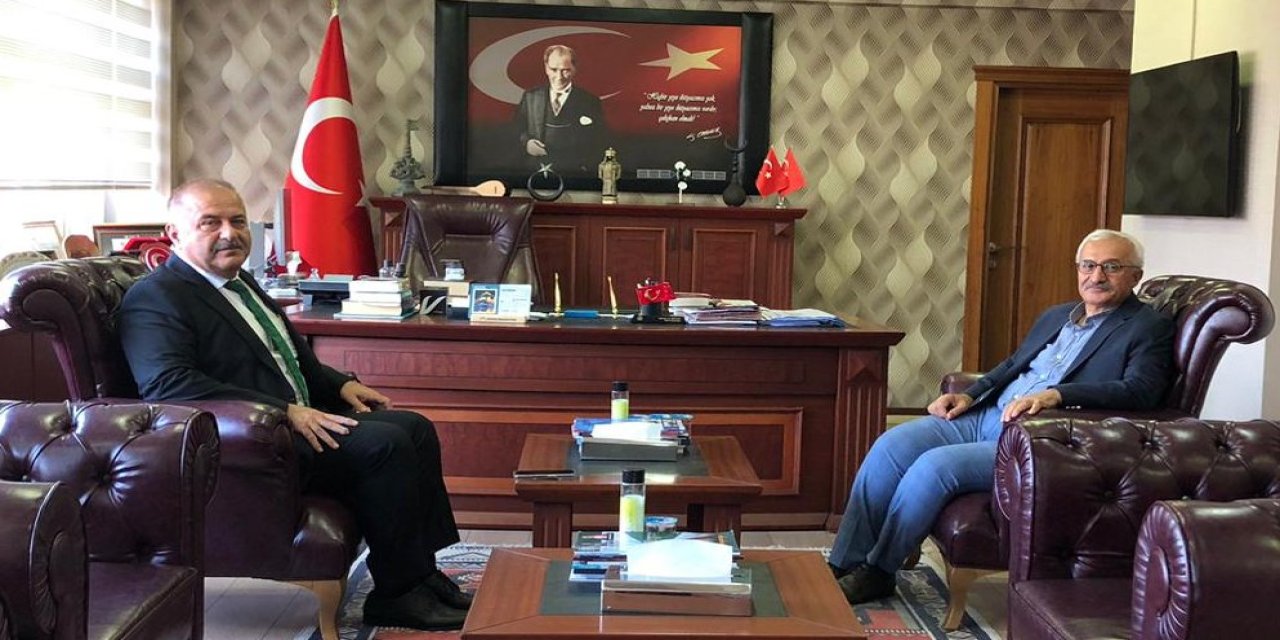 Cumhuriyet Başsavcısı Metin Uslu'dan  Kaymakam Özyiğit'e İade-i Ziyaret