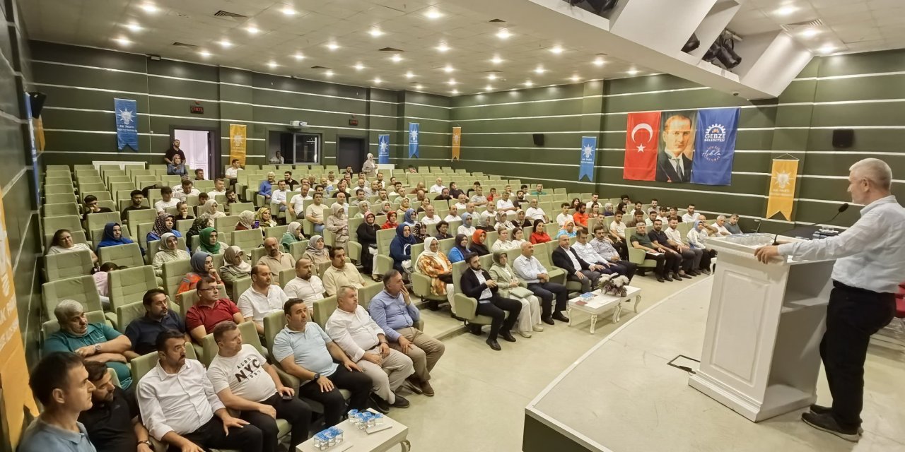 AK Parti Gebze'de Daraltılmış  Danışma Meclisi Toplantısı