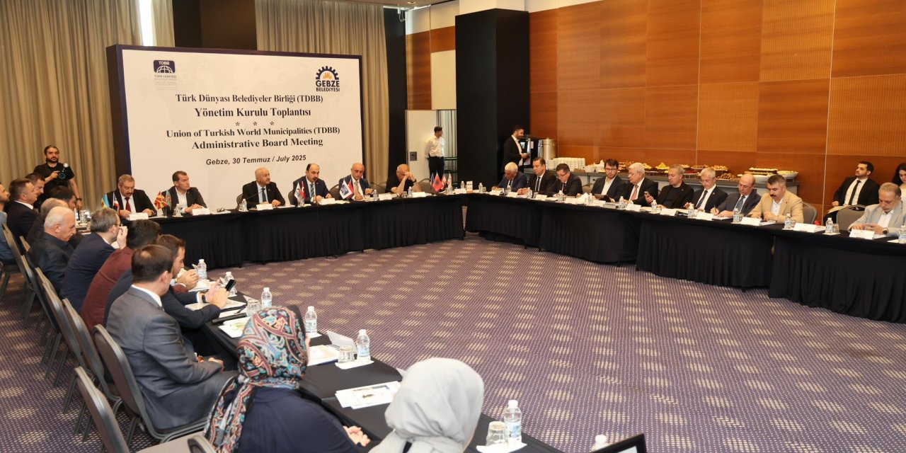 TDBB Yönetim Kurulu Toplantısı Gebze'de Yapıldı