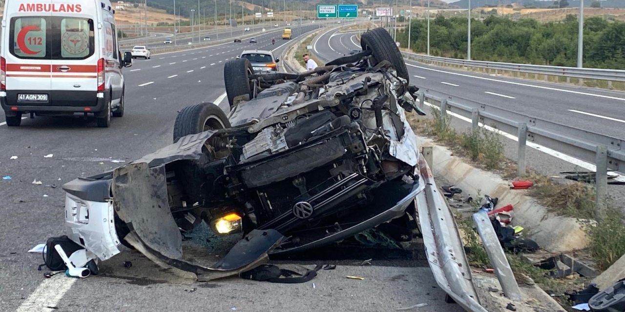 Kuzey Marmara'da korkunç kazaı: 1 ölü, 4 yaralı