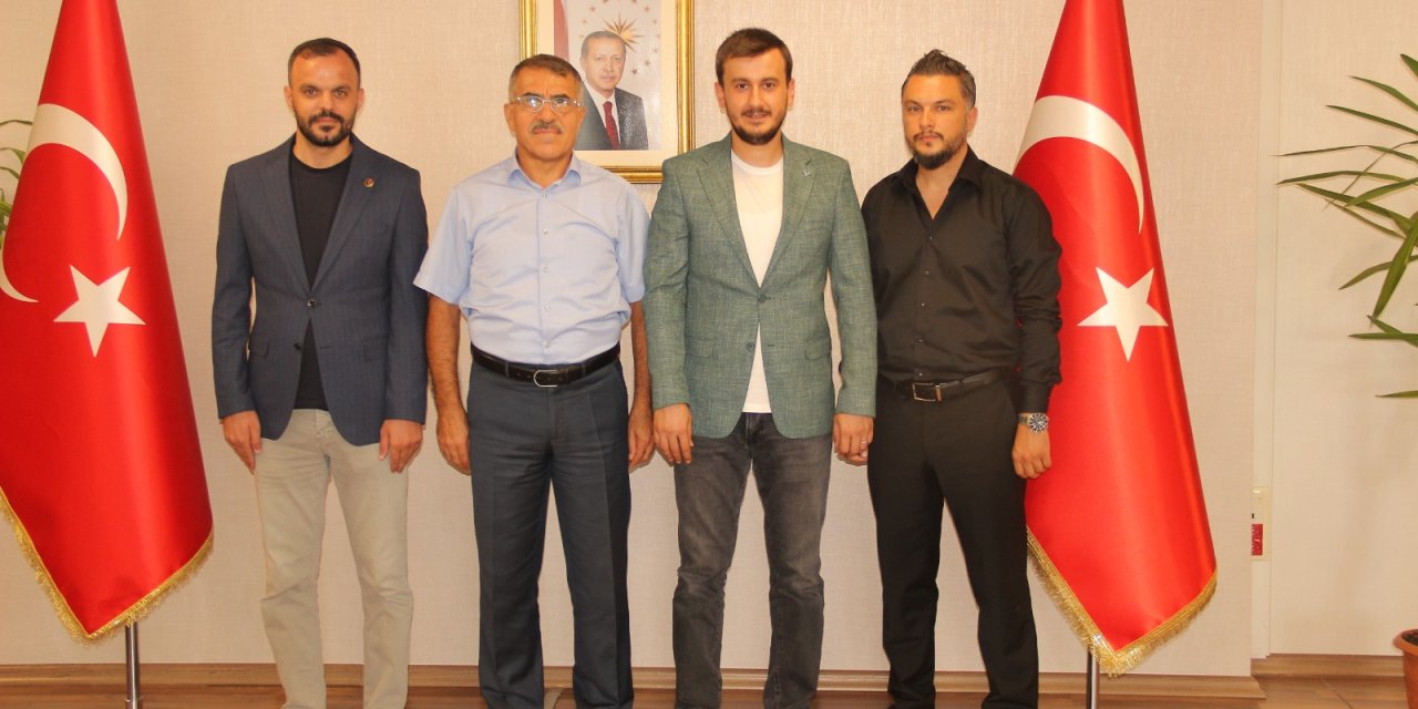 BBP İlçe Başkanı Türkoğlu  Kaymakam Önal'ı Ziyaret Etti