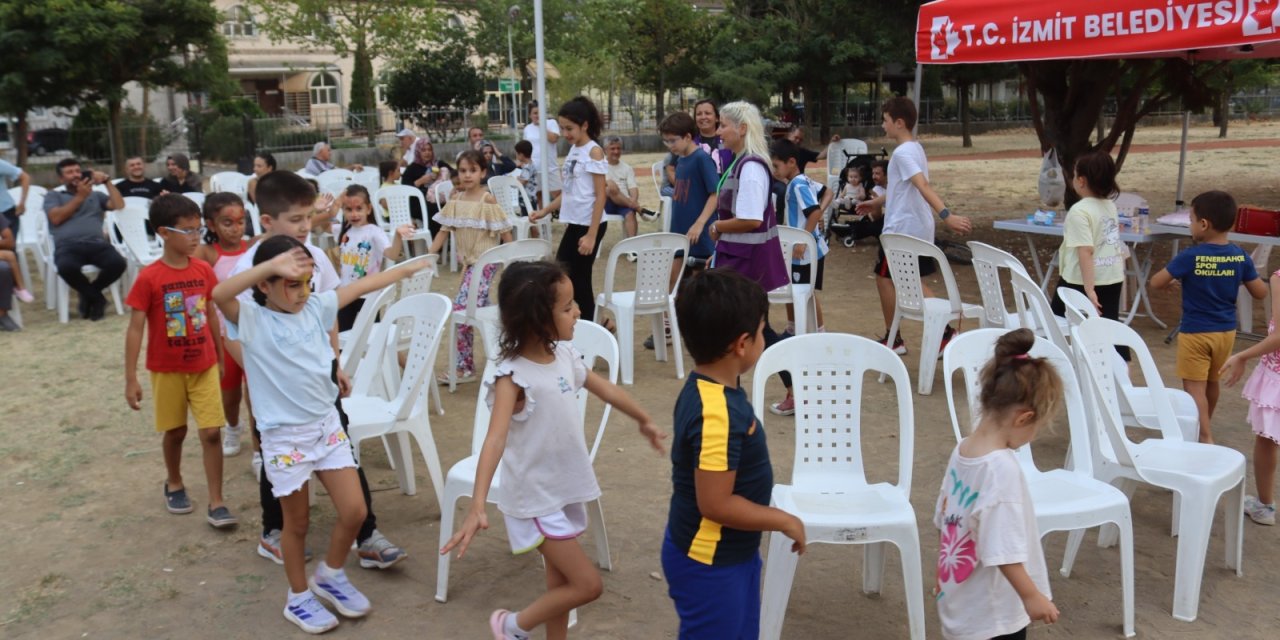 Yahya Kaptan'da çocukların tatili şenlendi