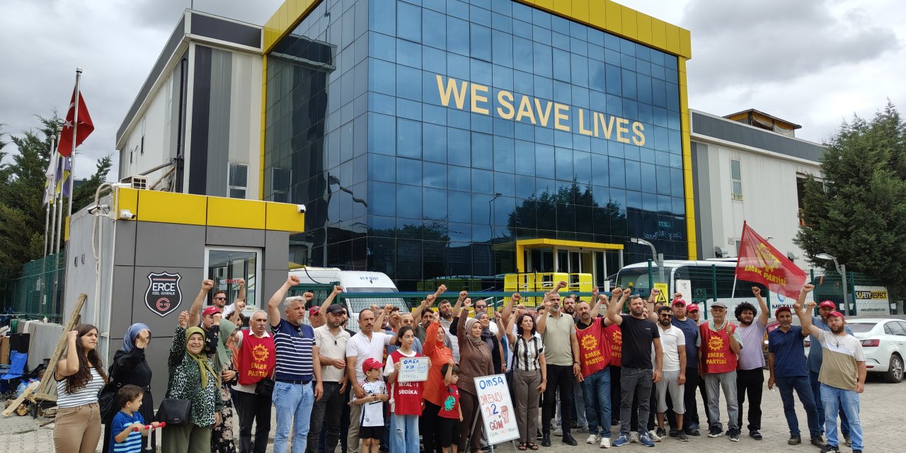 Emek Partisi'nden OMSA Metal işçilerine ziyaret