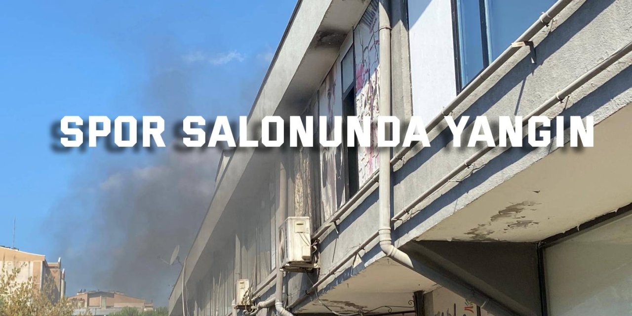 Spor salonunda klima yangını