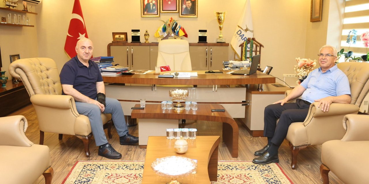 Kaymakam Dönmez’den  Başkan Bıyık'a İade-i Ziyaret