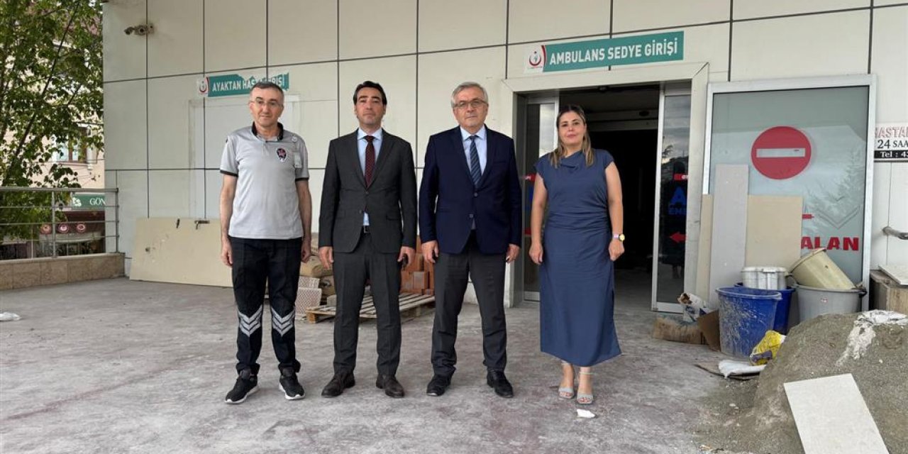 İl Sağlık Müdürü Pehlevan’dan İncelemeler