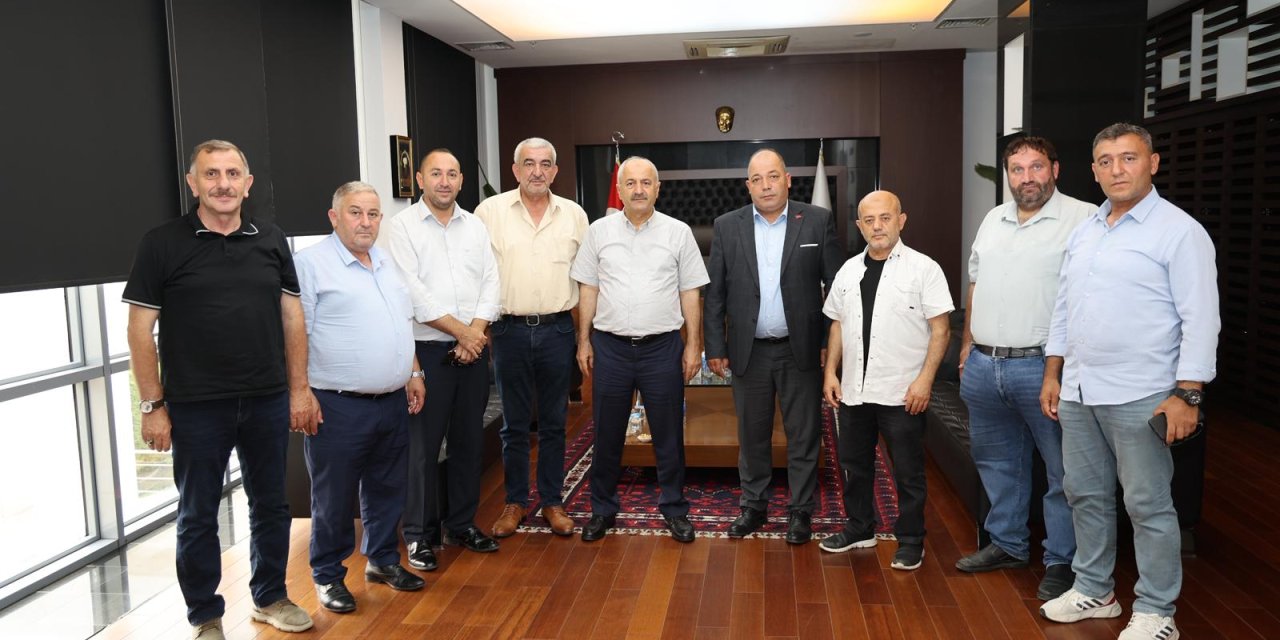 Muhtarlar Birliği’nden Başkan Büyükgöz’e Ziyaret