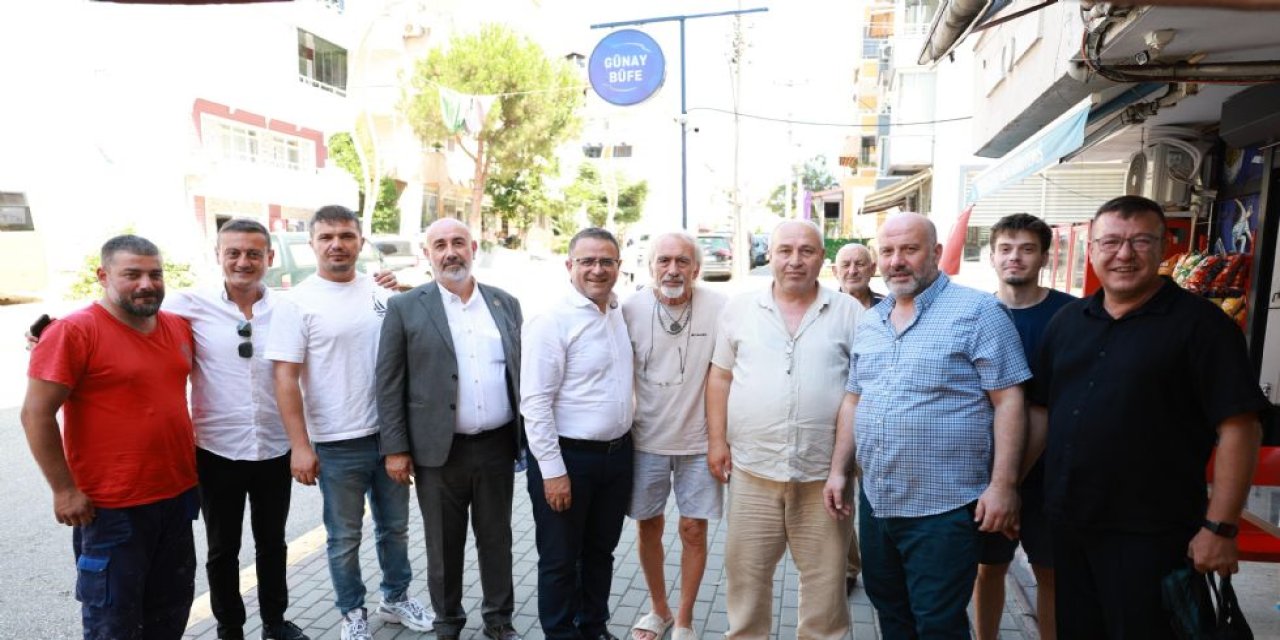 Başkan Gökçe sahada sorunları dinliyor