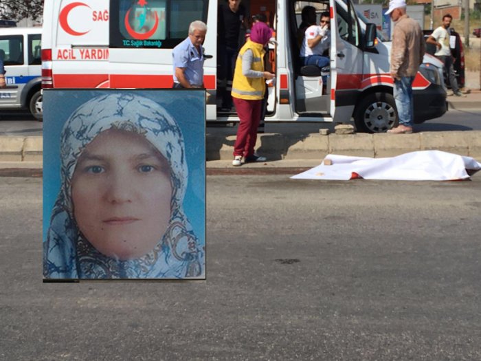 Hafriyat kamyonu parçaladı