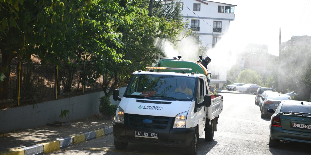 Bulaşıcı hastalıklara karşı ilaçlama yapılıyor