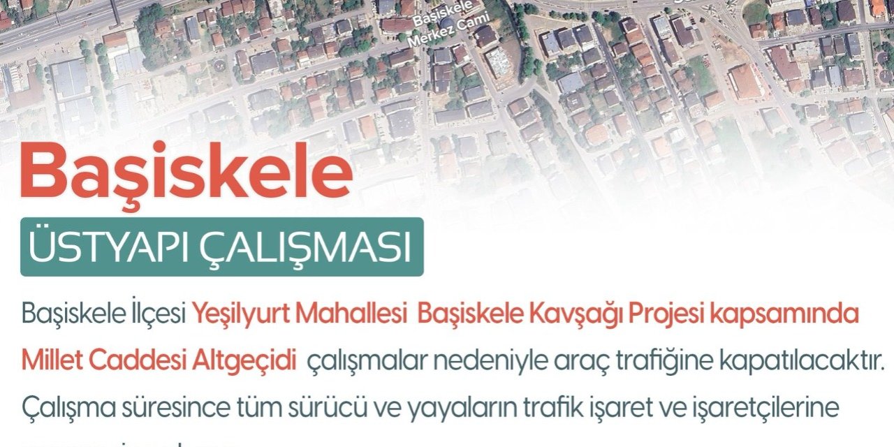 Altgeçit geçici olarak trafiğe kapatıldı