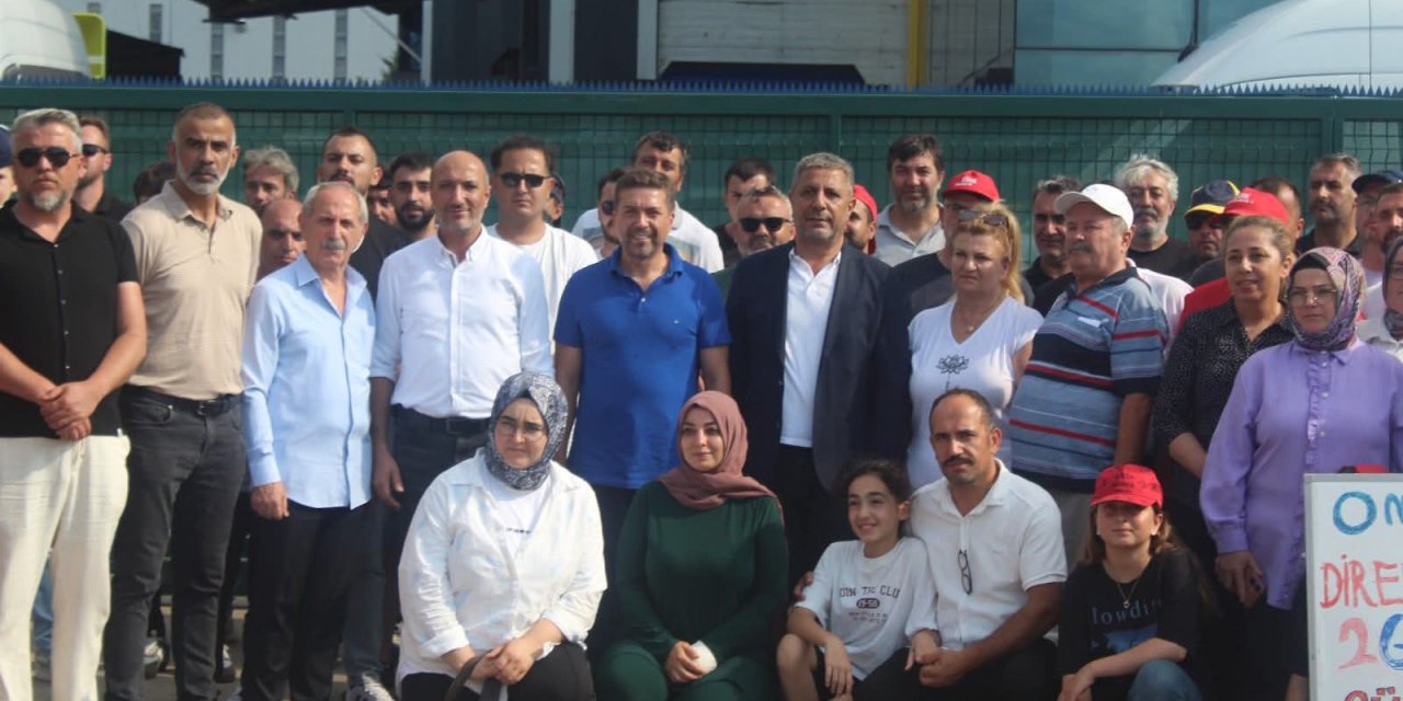 CHP’Lİ TURAN: “OMSA Metal işçisinin onurlu  mücadelesinde yanlarındayız”