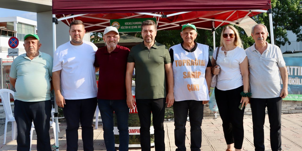 CHP Kocaeli'den Kandıra'daki Çöp Tesisi Direnişine Destek