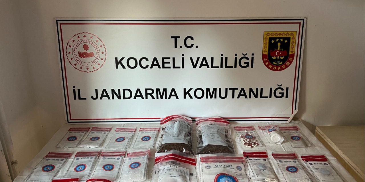 Kocaeli’de jandarmadan zehir tacirlerine darbe: Kilolarca uyuşturucu ele geçirildi,